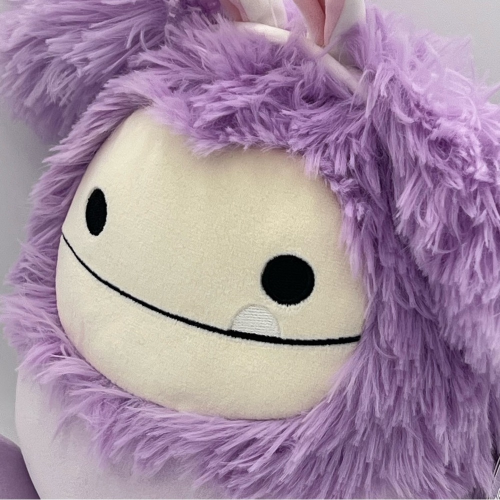 Squishmallows 8” Dilka the Purple Easter Bigfoot - Picture 7 of 8